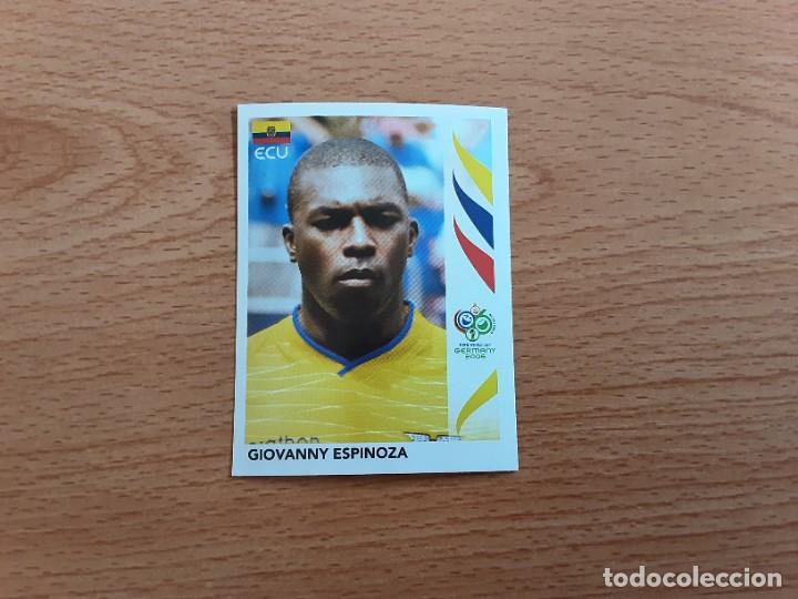 Cromos de F&uacute;tbol: CROMO FUTBOL MUNDIAL 2006 EDITORIAL PANINI 80.ESPINOZA-ECUADOR-NUNCA PEGADO