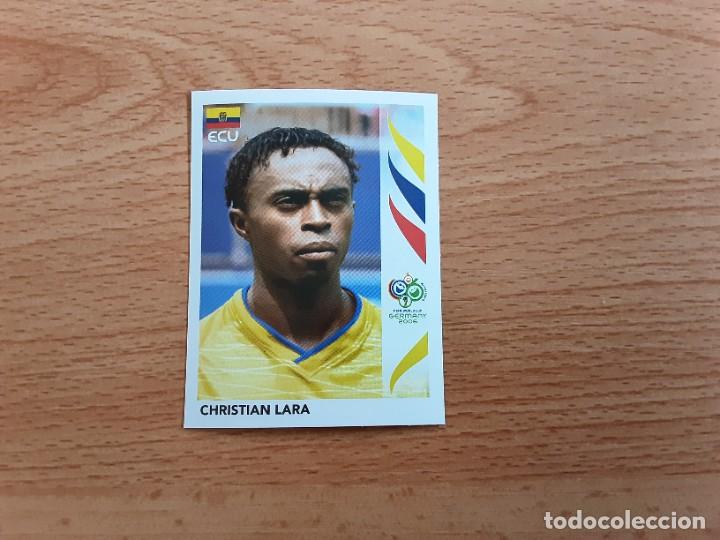Cromos de F&uacute;tbol: CROMO FUTBOL MUNDIAL 2006 EDITORIAL PANINI 83.LARA-ECUADOR-NUNCA PEGADO