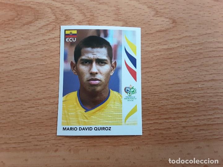 Figurine di Calcio: CROMO FUTBOL MUNDIAL 2006 EDITORIAL PANINI 85.QUIROZ-ECUADOR-NUNCA PEGADO