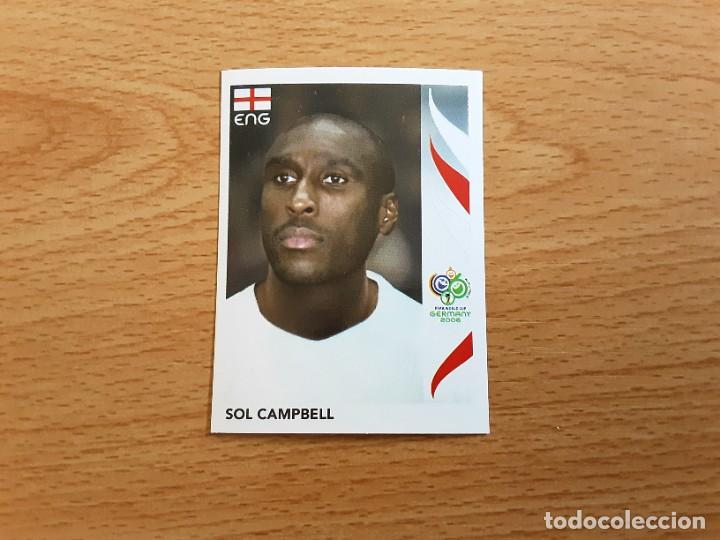 Football Stickers: CROMO FUTBOL MUNDIAL 2006 EDITORIAL PANINI 96.CAMPBELL-INGLATERRA-NUNCA PEGADO