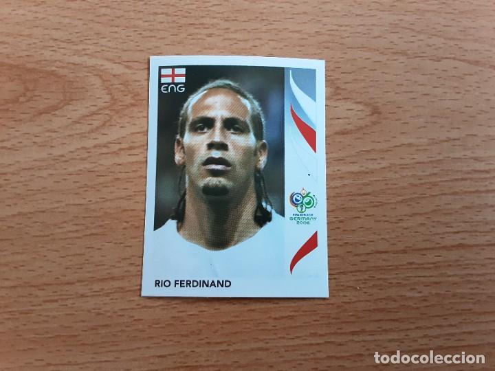 Cromos de f&uacute;tbol: CROMO FUTBOL MUNDIAL 2006 EDITORIAL PANINI 99.FERDINAND-INGLATERRA-NUNCA PEGADO