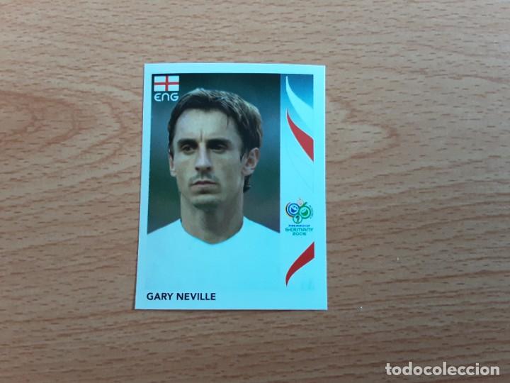 Figurine di Calcio: CROMO FUTBOL MUNDIAL 2006 EDITORIAL PANINI 101.NEVILLE-INGLATERRA-NUNCA PEGADO