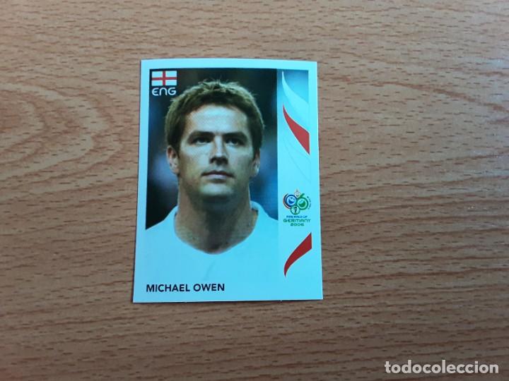 Cartes &agrave; collectionner de Football: CROMO FUTBOL MUNDIAL 2006 EDITORIAL PANINI 110.OWEN-INGLATERRA-NUNCA PEGADO