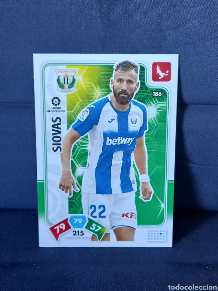 Cromos de Futebol: CROMO ADRENALYN XL 2019/20-SIOVAS,N&Uacute;MERO 186