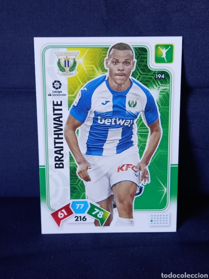 Cromos de Futebol: CROMO ADRENALYN XL 2019/20-BRAITHWAITE,N&Uacute;MERO 194