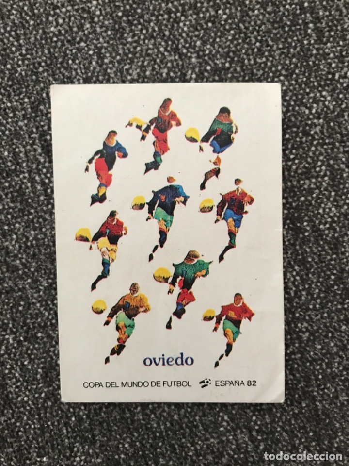 Cromos de F&uacute;tbol: Cromo panini mundial Espa&ntilde;a 82 n&uacute;mero 17 Oviedo - Sticker album world cup Spain 1982
