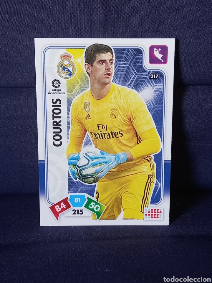 Cromos de F&uacute;tbol: CROMO ADRENALYN XL 2019/20-COURTOIS,N&Uacute;MERO 217