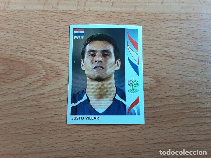 Figurine di Calcio: CROMO FUTBOL MUNDIAL 2006 EDITORIAL PANINI 114.VILLAR-PARAGUAY-NUNCA PEGADO