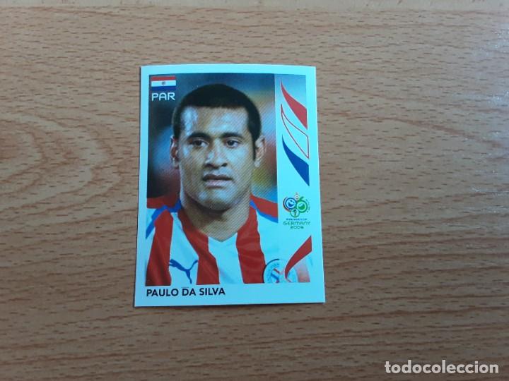 Figurine di Calcio: CROMO FUTBOL MUNDIAL 2006 EDITORIAL PANINI 117.DA SILVA-PARAGUAY-NUNCA PEGADO