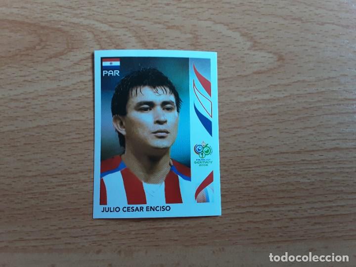 Cromos de F&uacute;tbol: CROMO FUTBOL MUNDIAL 2006 EDITORIAL PANINI 123.ENCISO-PARAGUAY-NUNCA PEGADO