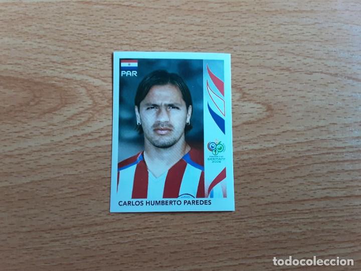 Figurine di Calcio: CROMO FUTBOL MUNDIAL 2006 EDITORIAL PANINI 125.PAREDES-PARAGUAY-NUNCA PEGADO