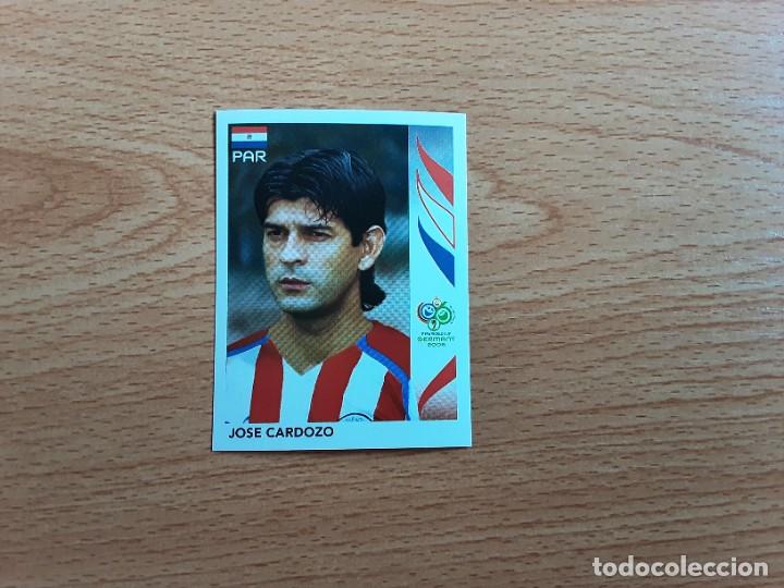 Figurine di Calcio: CROMO FUTBOL MUNDIAL 2006 EDITORIAL PANINI 126.CARDOZO-PARAGUAY-NUNCA PEGADO