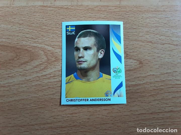 Figurine di Calcio: CROMO FUTBOL MUNDIAL 2006 EDITORIAL PANINI 153.ANDERSSON-SUECIA-NUNCA PEGADO