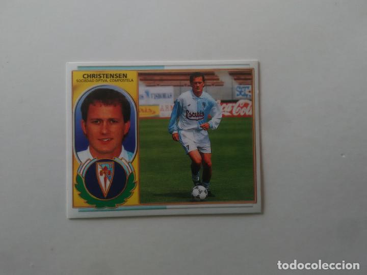 Figurine di Calcio: CHRISTENSEN COMPOSTELA CROMO FUTBOL LIGA EDICIONES ESTE 1996-1997 96-97