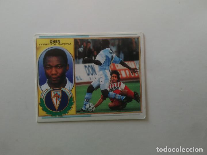 Figurine di Calcio: OHEN COMPOSTELA CROMO FUTBOL LIGA EDICIONES ESTE 1996-1997 96-97