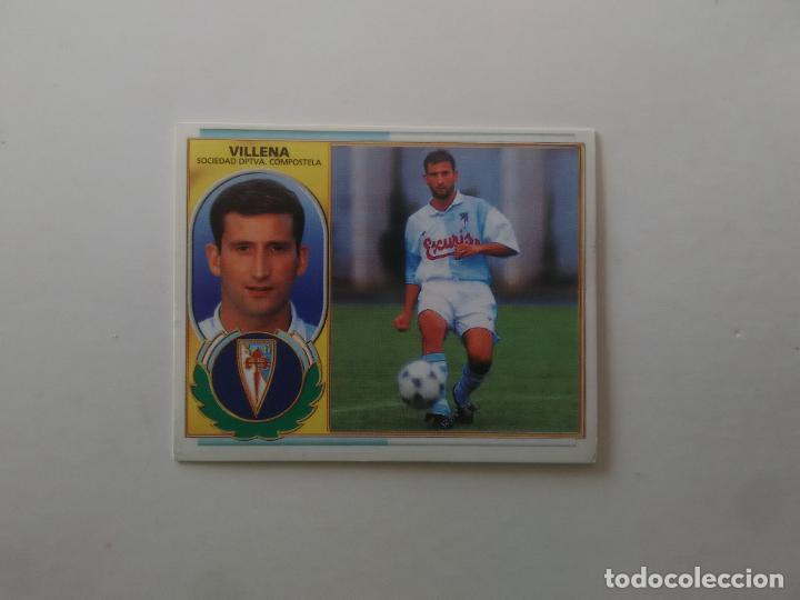 Cromos de F&uacute;tbol: VILLENA COMPOSTELA CROMO FUTBOL LIGA EDICIONES ESTE 1996-1997 96-97