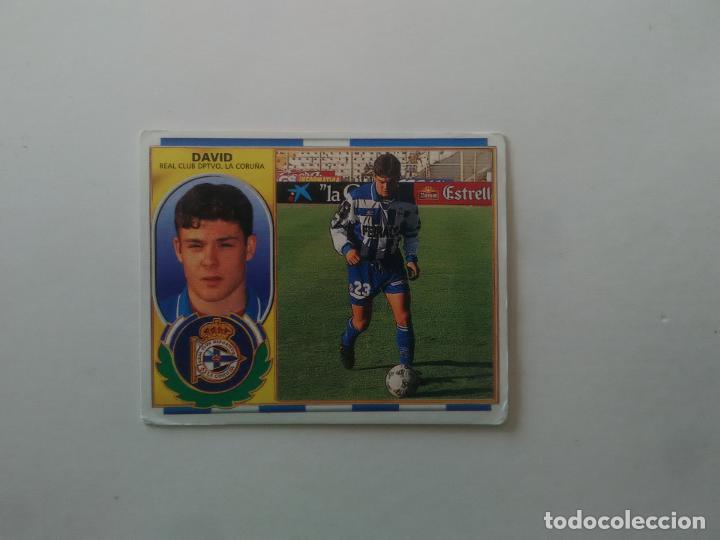 Football Stickers: DAVID DEPORTIVO CORU&Ntilde;A CROMO FUTBOL LIGA EDICIONES ESTE 1996-1997 96-97