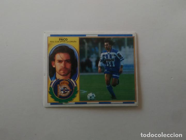 Football Stickers: PACO DEPORTIVO CORU&Ntilde;A CROMO FUTBOL LIGA EDICIONES ESTE 1996-1997 96-97