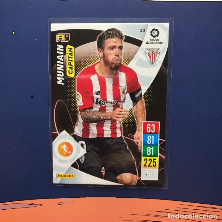 Cromos de f&uacute;tbol: IKER MUNIAIN 33 - ATHLETIC BILBAO - PANINI ADRENALYN XL 2021 2022 -