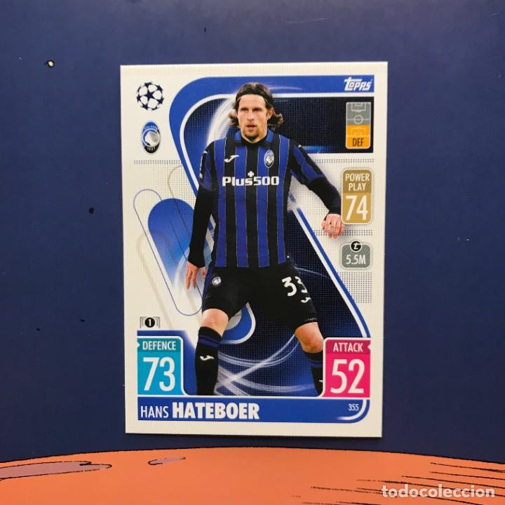 Cromos de F&uacute;tbol: HATEBOER 35 - ATALANTA - TOPPS MATCH ATTAX 2021 2022 - UEFA CHAMPIONS LEAGUE TRADING CARDS