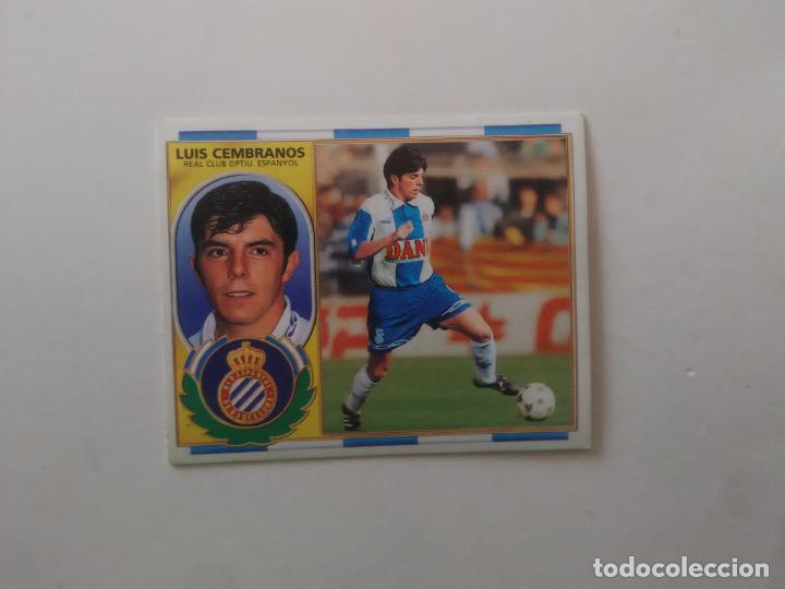 Fu&szlig;ball-Sticker: LUIS CEMBRANOS ESPANYOL ESPA&Ntilde;OL CROMO FUTBOL LIGA EDICIONES ESTE 1996-1997 96-97
