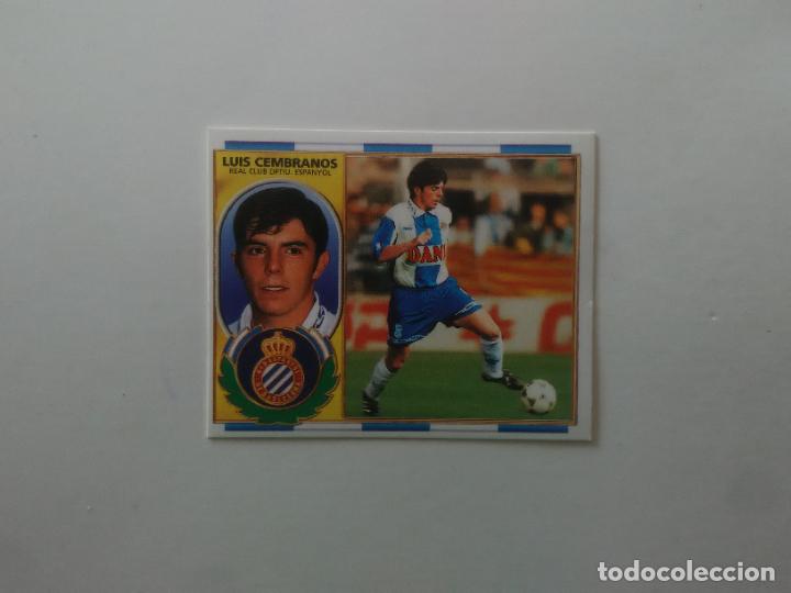 Figurine di Calcio: LUIS CEMBRANOS ESPANYOL ESPA&Ntilde;OL CROMO FUTBOL LIGA EDICIONES ESTE 1996-1997 96-97