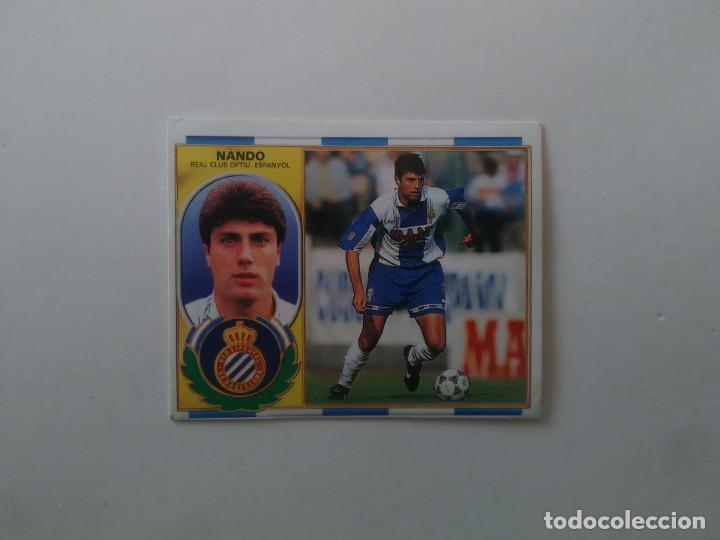 Fu&szlig;ball-Sticker: NANDO ESPANYOL ESPA&Ntilde;OL CROMO FUTBOL LIGA EDICIONES ESTE 1996-1997 96-97