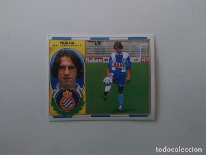 Fu&szlig;ball-Sticker: PRALIJA ESPANYOL ESPA&Ntilde;OL CROMO FUTBOL LIGA EDICIONES ESTE 1996-1997 96-97