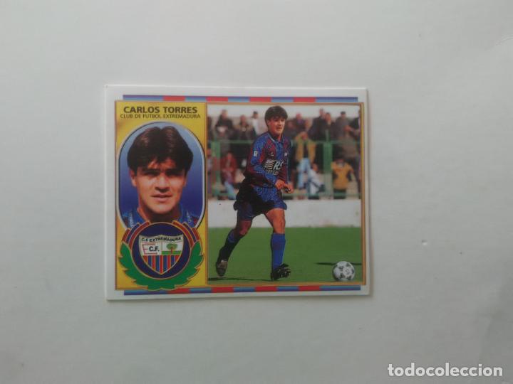 Fu&szlig;ball-Sticker: CARLOS TORRES BAJA EXTREMADURA CROMO FUTBOL LIGA EDICIONES ESTE 1996-1997 96-97
