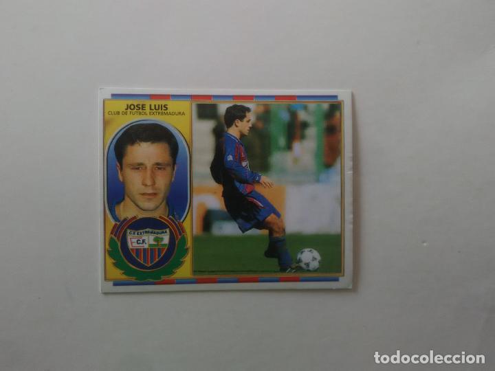 Figurine di Calcio: JOSE LUIS EXTREMADURA CROMO FUTBOL LIGA EDICIONES ESTE 1996-1997 96-97
