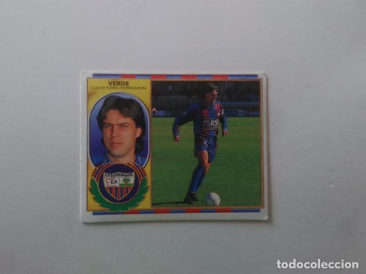 Fu&szlig;ball-Sticker: VERDE EXTREMADURA CROMO FUTBOL LIGA EDICIONES ESTE 1996-1997 96-97