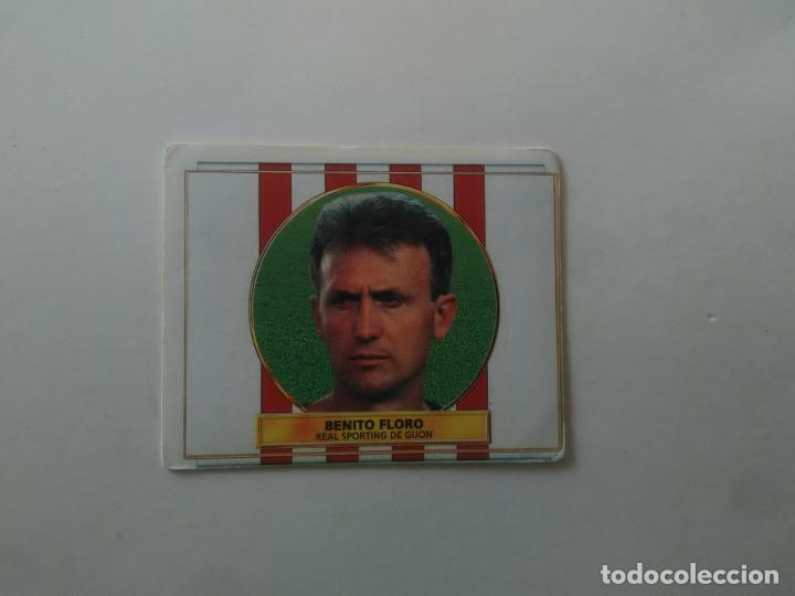 Fu&szlig;ball-Sticker: BENITO FLORO SPORTING GIJ&Oacute;N CROMO FUTBOL LIGA EDICIONES ESTE 1996-1997 96-97