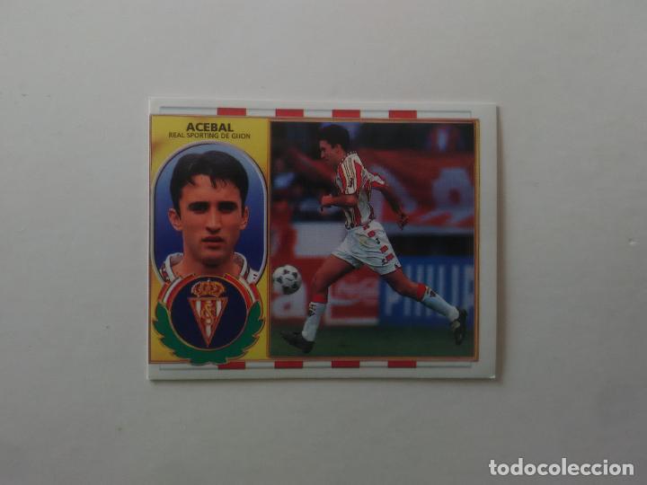 Figurine di Calcio: ACEBAL SPORTING GIJ&Oacute;N CROMO FUTBOL LIGA EDICIONES ESTE 1996-1997 96-97