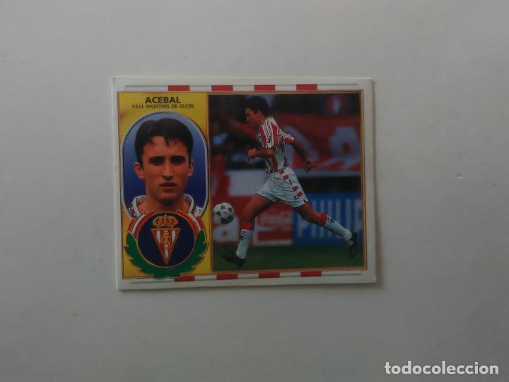 Football Stickers: ACEBAL SPORTING GIJ&Oacute;N CROMO FUTBOL LIGA EDICIONES ESTE 1996-1997 96-97