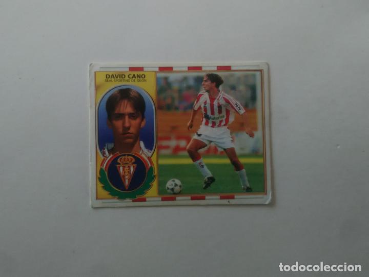 Fu&szlig;ball-Sticker: DAVID CANO SPORTING GIJ&Oacute;N CROMO FUTBOL LIGA EDICIONES ESTE 1996-1997 96-97