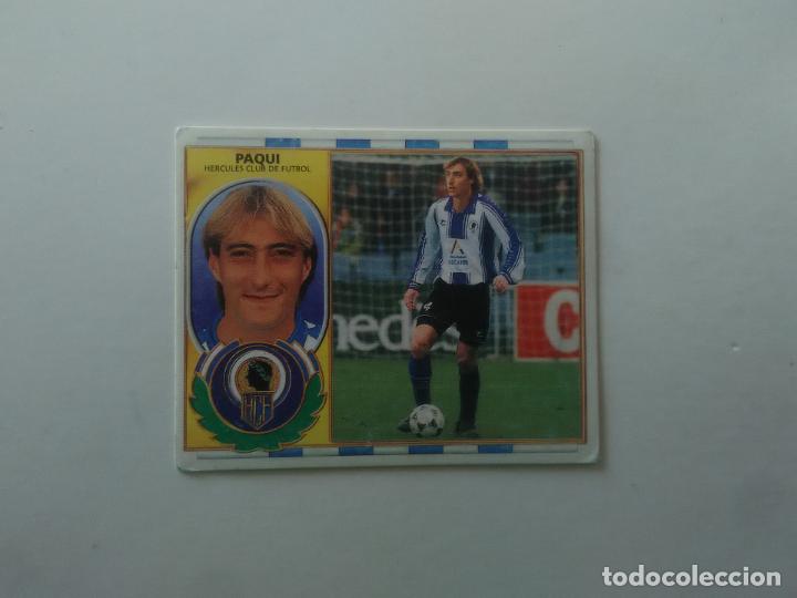 Fu&szlig;ball-Sticker: PAQUI BAJA H&Eacute;RCULES CROMO FUTBOL LIGA EDICIONES ESTE 1996-1997 96-97