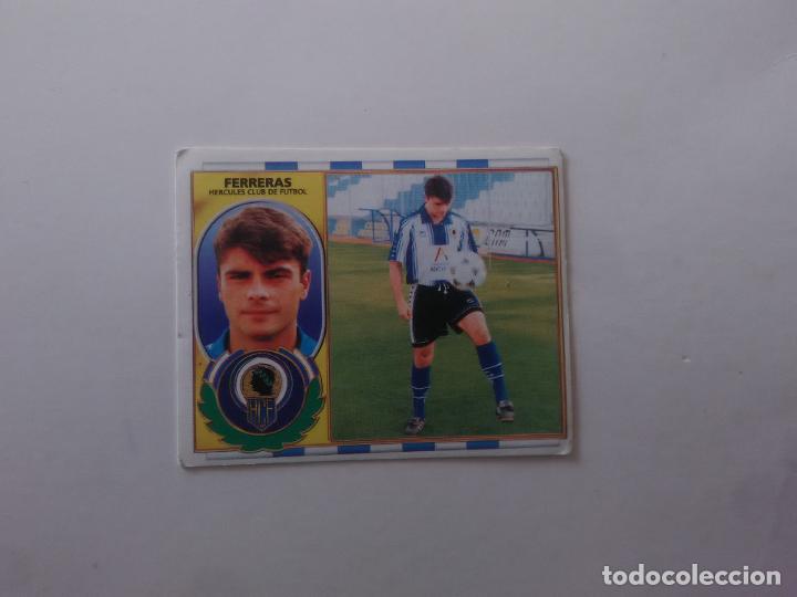 Fu&szlig;ball-Sticker: FERRERAS H&Eacute;RCULES CROMO FUTBOL LIGA EDICIONES ESTE 1996-1997 96-97