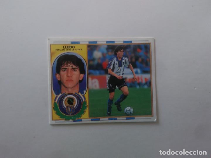 Fu&szlig;ball-Sticker: LLEDO H&Eacute;RCULES CROMO FUTBOL LIGA EDICIONES ESTE 1996-1997 96-97