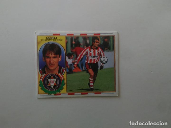 Fu&szlig;ball-Sticker: GUDELJ BAJA LOGRO&Ntilde;ES CROMO FUTBOL LIGA EDICIONES ESTE 1996-1997 96-97