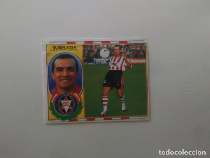 Figurine di Calcio: RUBEN SOSA COLOCA LOGRO&Ntilde;ES CROMO FUTBOL LIGA EDICIONES ESTE 1996-1997 96-97