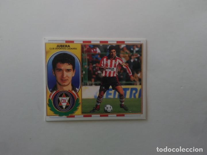 Fu&szlig;ball-Sticker: JUBERA LOGRO&Ntilde;ES CROMO FUTBOL LIGA EDICIONES ESTE 1996-1997 96-97