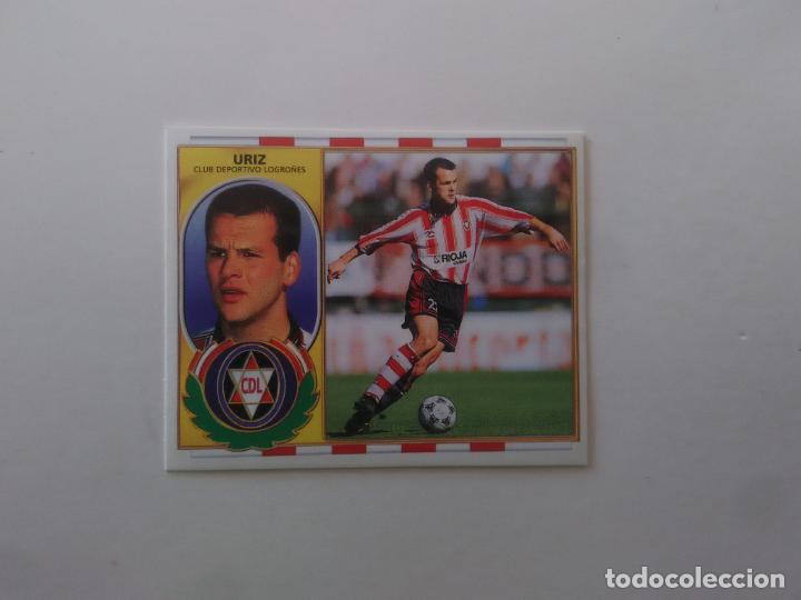 Fu&szlig;ball-Sticker: URIZ LOGRO&Ntilde;ES CROMO FUTBOL LIGA EDICIONES ESTE 1996-1997 96-97