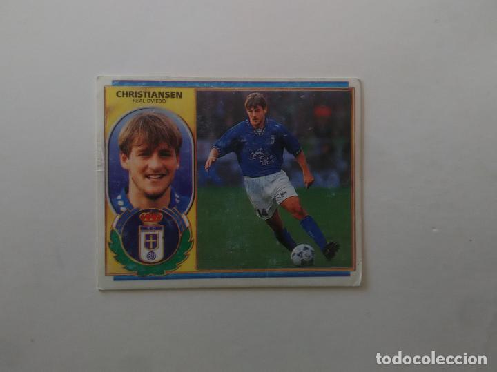 Figurine di Calcio: CHRISTIANSEN OVIEDO CROMO FUTBOL LIGA EDICIONES ESTE 1996-1997 96-97