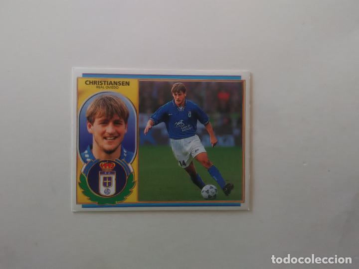 Figurine di Calcio: CHRISTIANSEN OVIEDO CROMO FUTBOL LIGA EDICIONES ESTE 1996-1997 96-97