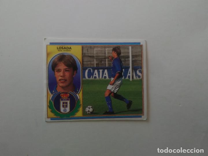 Fu&szlig;ball-Sticker: LOSADA OVIEDO CROMO FUTBOL LIGA EDICIONES ESTE 1996-1997 96-97