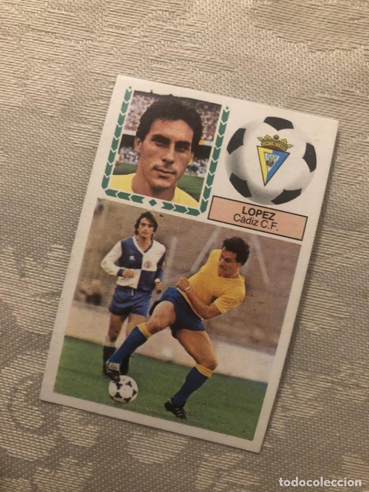 Cromos de f&uacute;tbol: L&Oacute;PEZ C&Aacute;DIZ EDICIONES ESTE 83-84 - Foto 1