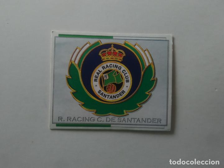 Fu&szlig;ball-Sticker: ESCUDO LOGO RACING DE SANTANDER CROMO FUTBOL LIGA EDICIONES ESTE 1996-1997 96-97