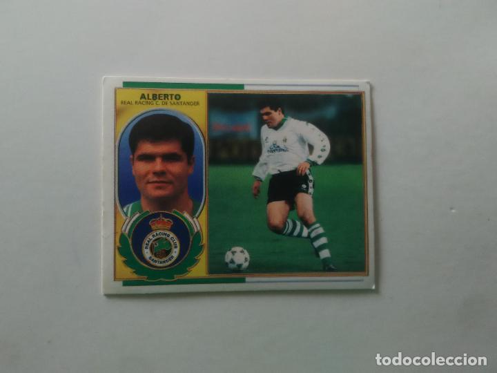Figurine di Calcio: ALBERTO RACING DE SANTANDER CROMO FUTBOL LIGA EDICIONES ESTE 1996-1997 96-97