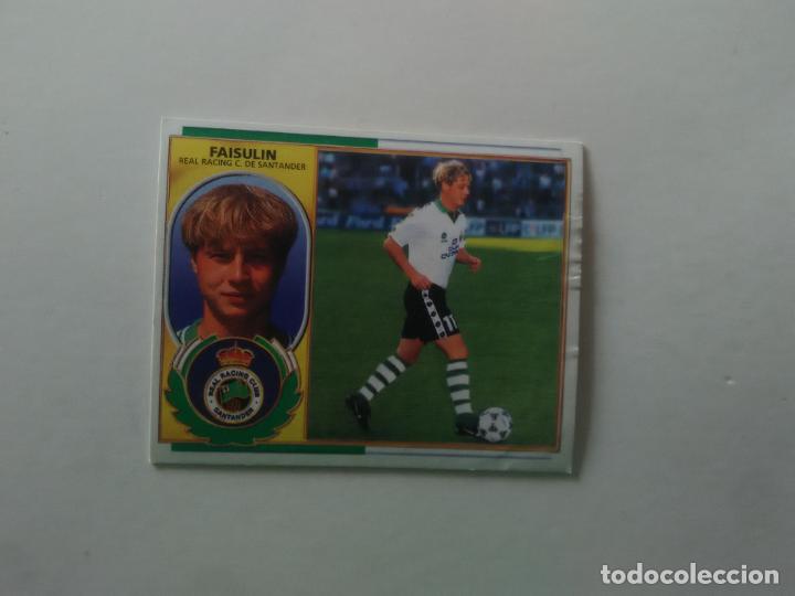Figurine di Calcio: FAISULIN RACING DE SANTANDER CROMO FUTBOL LIGA EDICIONES ESTE 1996-1997 96-97