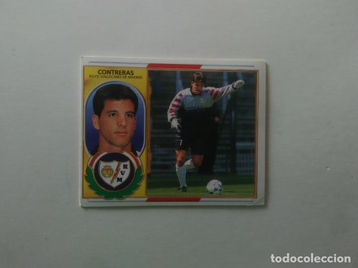 Figurine di Calcio: CONTRERAS RAYO VALLECANO CROMO FUTBOL LIGA EDICIONES ESTE 1996-1997 96-97